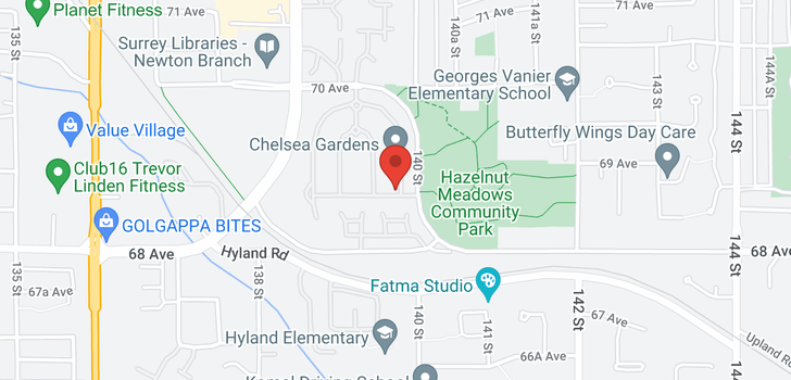 map of 119 13888 70 AVENUE